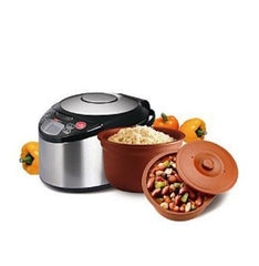 VitaClay VM7900-6 Smart Organic Multi-Cooker- A Rice Cooker, Slow Cooker, Digital Steamer plus bonus Yogurt Maker, 6 Cup/3.2-Quart