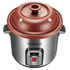 Vitaclay Smart Organic Clay Multi Crock n' Stock Pot 6 Quarts VM7800-5C