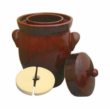 K&K Keramik 5 Liter German Fermenting Crock Pot